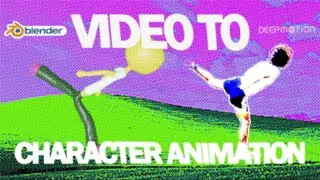 HOW TO MAKE CHARACTER ANIMATION FROM VIDEO IN BLENDER