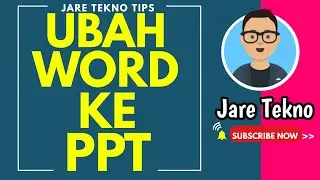 Cara mengubah word ke power point dengan mudah di windows 10