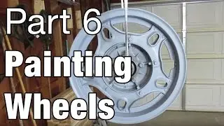 Painting wheels - Honda Moto Fugazi Build Part 6