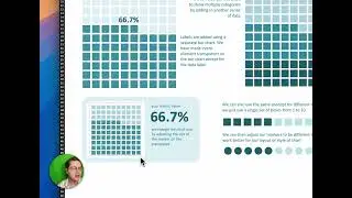 Excel Waffle Charts using a Scatterplot