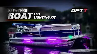 Budget-Friendly OPT7 AURA Pro Boat Underglow LED Lighting Kit | Illuminate Your Water Adventures!