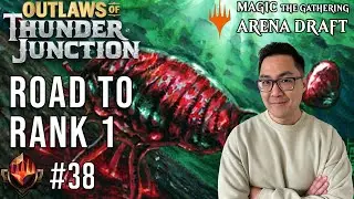 Casting Mana Drain Like It's Vintage Cube | Mythic 38 | Road To Rank 1 | OTJ Draft | MTG Arena