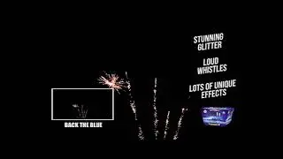Back The Blue - 500 Gram Shot Cake