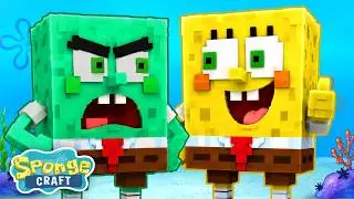 BAD MOOD?  - SpongeBob SquarePants Minecraft Animation Parody