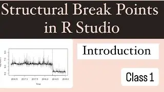 introduction of structural break points| Structural Break Points in R Studio| Econometrics Class