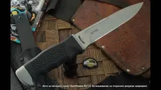 Мощный нож Мелита-К Витязь, сталь 70Х16МФС, рукоять термоэластопласт