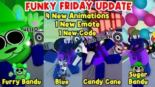 Christmas Update!! 4 New Animations , 1 New Emote , 3 New Mods + CODE | Funky Friday Update