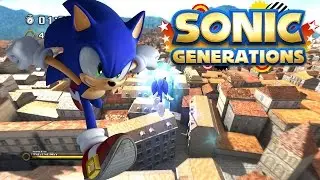 Sonic Generations - Rooftop Run - Unleashed Sonic [60 FPS]