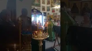 Соборование в храме Святой Блаженной Ксении Петербургской.