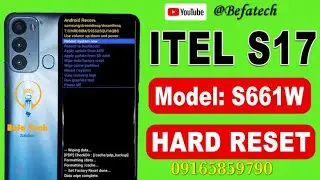 How to Hard Reset Itel S17 Without PC #viralvideo #trending