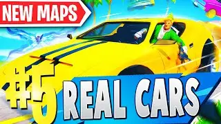 TOP 5 Best CAR RACING Creative Maps In Fortnite | Fortnite Car Map CODES (NEW CARS!!!)