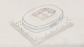 How to draw a stadium🏟