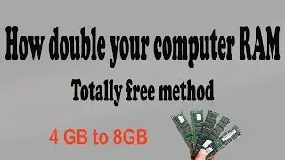 How to double Your Computer RAM for Free | Bangla tutrorial