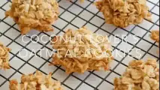 Coconut Lover's Oatmeal Cookies