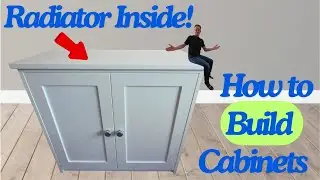 Building a DIY Shaker Style Cupboard with Built-In Radiator!