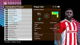 FOOTBALL LIFE 2023 OLYMPIAKOS and ARGENTINA all faces thanks PES files Rus