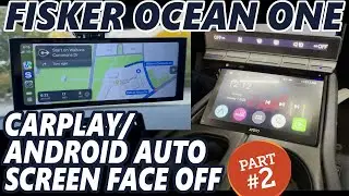 Fisker Ocean - CarPlay/Android Auto Screen Faceoff - Part 2