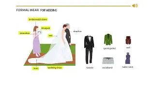 FORMAL WEAR FOR WEDDING VOCABULARY