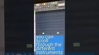 The scroll wheel in fl studio