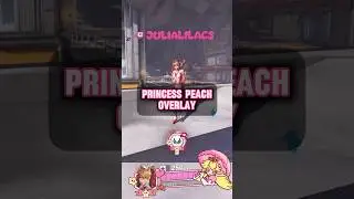 ETSY IN BIO 🩷 Cute Princess Peach Overwatch Overlay | Overlay for Twitch and Video edits! 