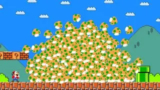 What if Mario with 999 lives tried to beat Super Mario Bros.?