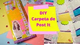Carpeta de Post It❤️📑/DIY😁/ Facil, Practico y Creativo😉/SuperArte