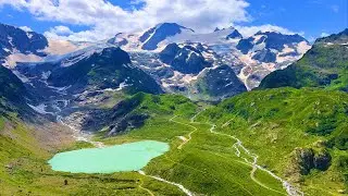 Beautiful Switzerland Mountain Scenery (Sustenpass)