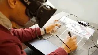 Gravity Sketch allows you to draw in 3D, then walk around inside your sketches