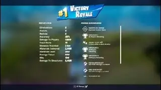 Fortnite 2 wins in a row with my dad