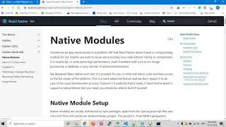 Run Custom module/package or  custom Java code in React Native using Native modules