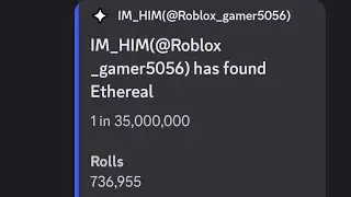 Rolling Ethereal with just luck