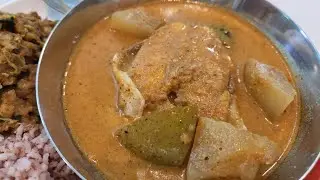 Rawas with ash gourd and raw mango.( Rich in fiber and protein).
