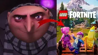 Gru plays Lego Fortnite
