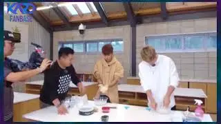 [171012] KARD BM & J.Seph making milk bread at Sangha Farm (Tour Avatar Facebook Live)