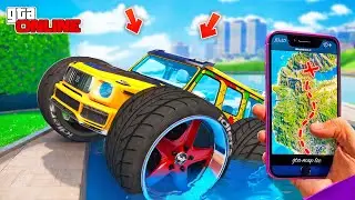 НАШЕЛ ПО ФОТО ГЕЛИК НА ОГРОМНЫХ КОЛЕСАХ! НАЙДИ ПО ФОТО В GTA 5 ONLINE