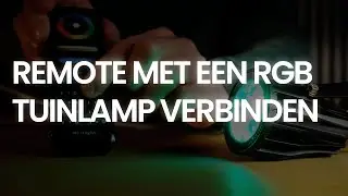 Hoe koppel je een afstandsbediening aan een LED RGB tuinlamp?