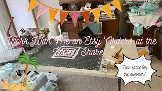 Work with me on Etsy Orders! / Etsy Shop Vlog / Studio Vlog / Sewing and Embroidery Business