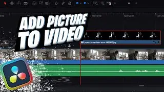 How to Add Picture to Video In Davinci Resolve 2023