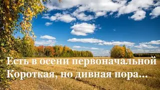🌾 Федор Тютчев. Есть в осени первоначальной...| Стихи о природе поэтов 19 века