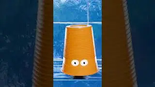 Pac-man Vs Plastic Cups! #animation #thepacman #games #pacmanadventure #kids #pacmanworld