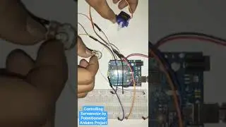 Controlling Servomotor by Potentiometer Arduino Project #arduino #arduinoproject #electronics