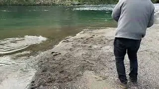 Rio Diguillin con rapala - pesca de truchon fario