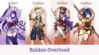 Raiden Overload vs World Bosses | Boss Fight | Genshin Impact