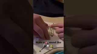 How to make a guitar sound like a cow bell 🔔 