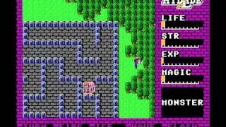 Hydlide - NES - Gameplay
