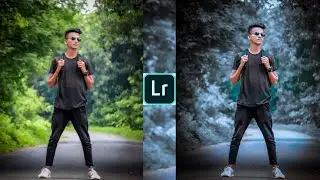 Lightroom Blue grey tone photo editing // By #kujureditz #photo_editing #Lr_photo_editing