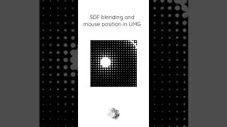 Mouse Interactive Materials. more progress hooking up some SDFs to blend together when clicked