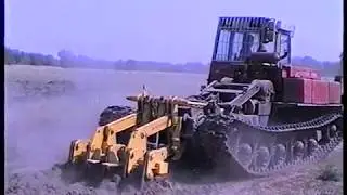 Алтайский тракторный завод. 2000 г. ТТ 4м с рыхлителем и бульдозером
