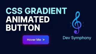 This CSS Trick Made My Buttons Get 3x More Clicks! | Gradient Glowing Animation Button (HTML & CSS)