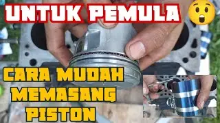 Cara pasang piston di semua jenis engine #general #shorts #ringpiston #piston